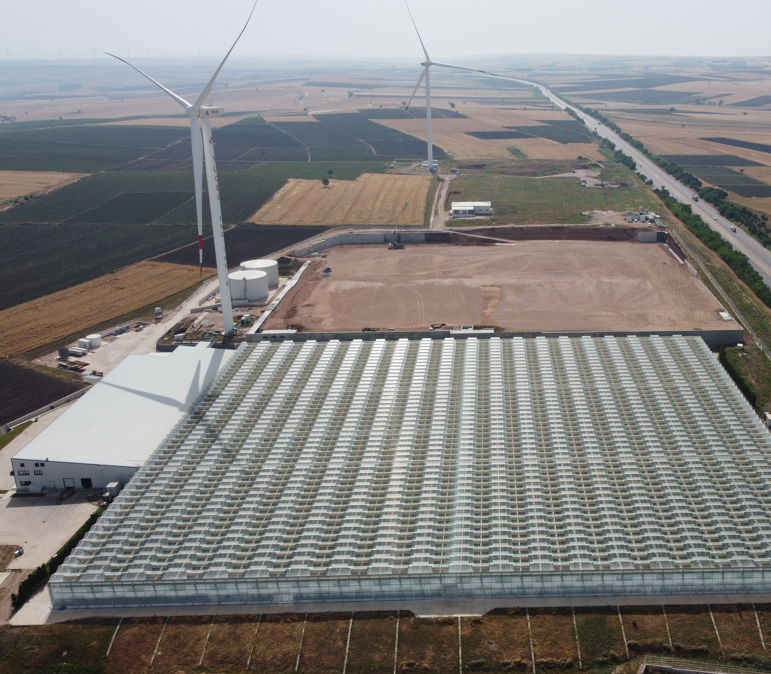 Yücel Eco Agriculture Greenhouse A, Service and Packaging Building, and Greenhouse B Projects